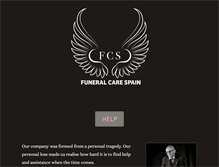 Tablet Screenshot of funeralspain.com